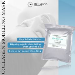 💗 Bellmona Pearl Modeling Mask 1kg – Mặt Nạ Dưỡng Da Trắng Sáng, Dưỡng Ẩm, Làm Mịn & Rạng Rỡ