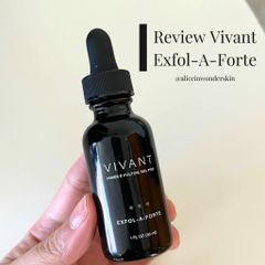 💗 Vivant Exfol A Forte Serum Tinh Chất Tẩy Da Chết AHA BHA, Giảm Mụn, Thâm Sạm, Làm Sáng Da, Chống Lão Hóa, Tái Tạo Da