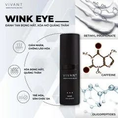 💗 Vivant Kem Dưỡng Mắt Wink Eye REJUVENATION CREAM Trẻ Hóa, Giảm Quầng Thâm, Chống Lão Hóa, Xóa Bọng Mắt, Giảm Nhăn