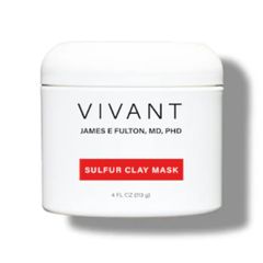 💗 Vivant Mặt Nạ Đất Sét Sulfur Clay Mask Giảm Mụn, Thải Độc Detox Da, Làm Sạch Sâu, Giảm Dầu Nhờn, Tái Tạo Da