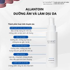💗 Vivant Kem Dưỡng Ẩm Allantoin Sedating & Hydrating Lotion Phục Hồi Da, Giảm Kích Ứng, Chống Oxy Hóa, Làm Dịu Da