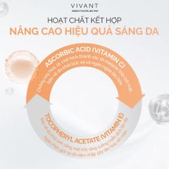 💗 Vivant Serum Pure Vitamin C + E Tinh Chất Huyết Thanh Dưỡng Sáng, Ngăn Lão Hóa, Chống Oxy Hóa, Tăng Sinh Collagen