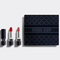 (Auth 100%) Set Son Dior Rouge Dior Duo Collection - Son Màu 999 Velvet và Satin 000 Lip Balm Chính Hãng, Quà Tặng Sang Trọng cho Phái Đẹp 732080