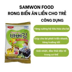 rong biển ăn liền Hàn Quốc