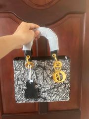 (Hàng Đẹp MẪU LẠ) - Túi Xách Nữ Dáng Vuông size 20 đựng vừa điện thoại