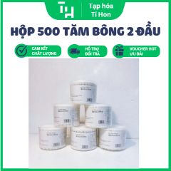 Hộp 500 Cái Tăm Bông 2 Đầu hàng nặng (TH242)