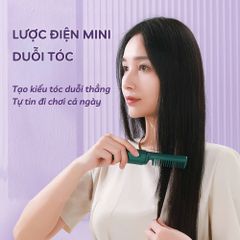 Máy uốn tóc mini không dây, lược chải tóc thẳng (TH244)