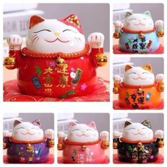 Mèo may mắn Biểu tượng vui vẻ, thịnh vượng (Màu ngẫu nhiên) (TH251)