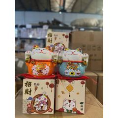 Mèo may mắn Biểu tượng vui vẻ, thịnh vượng (Màu ngẫu nhiên) (TH251)