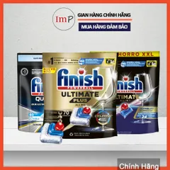 Viên rửa bát Finish Quantum - Ultimate Plus - All in One (Hàng chính hãng)  - ImP