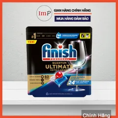 Viên rửa bát FINISH QUANTUM -ULTIMATE PLUS All In One hoàn toàn mới - Mẫu mới  - ImP