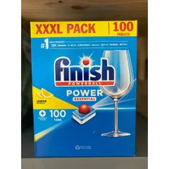 Viên Rửa Chén Bát Hương Chanh Finish Powerball Quantum Power Essential Lemon Sparkle (VIÊN LẺ)  - ImP