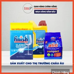 Bột rửa chén bát Finish Classic - Bột rửa bát Alio Compact (Power Force) dành cho máy rửa chén bát  - ImP