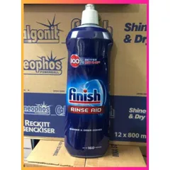 Nước làm bóng trợ xả máy rửa bát Finish 800ml Chuyên dùng cho máy rửa chén bát  - ImP