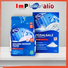 [TRỢ GIÁ] Combo Bột rửa và muối làm mềm nước Alio - Set Bột Alio Power Force muối ImS - ImP