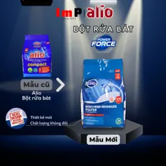 [TRỢ GIÁ] Combo Bột rửa và muối làm mềm nước Alio - Set Bột Alio Power Force muối ImS - ImP