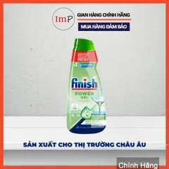 Gel rửa bát Finish Power Eco 0% 900ml EU (Gel rửa bát hữu cơ)  - Gel rửa bát sinh học - ImP