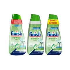 Combo Gel rửa bát Finish Eco 0% và nước làm bóng Finish Eco 0% (Bộ Gel rửa bát hữu cơ)  - ImP