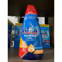 Gel rửa bát Finish Classic 1500ml - Gel rửa chén Finish All in One Max 1000ml  - ImP