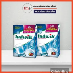 Muối rửa bát làm mềm nước chính hãng Finish Ludwik chuyên dùng cho máy rửa bát  - ImP