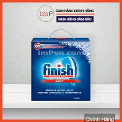 Muối làm mềm nước cho máy rửa bát Finish 4kg - 2kg - 1.5kg - 1kg - ImP chính hãng