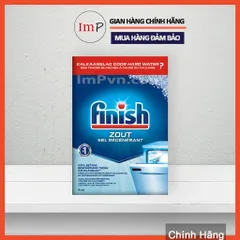 Muối làm mềm nước cho máy rửa bát Finish 4kg - 2kg - 1.5kg - 1kg - ImP chính hãng