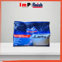 Muối rửa bát làm mềm nước chính hãng Finish Ludwik chuyên dùng cho máy rửa bát  - ImP