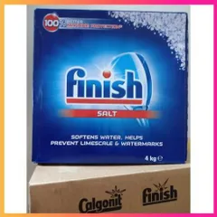 Muối làm mềm nước cho máy rửa bát Finish 4kg - 2kg - 1.5kg - 1kg - ImP chính hãng