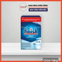 Muối làm mềm nước cho máy rửa bát Finish 4kg - 2kg - 1.5kg - 1kg - ImP chính hãng