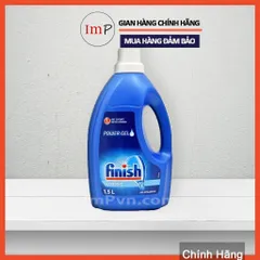 Combo Gel rửa bát Finish Classic 1500ml, Muối 1.2kg, Nước làm bóng 1150ml (hoặc 750ml)  - ImP