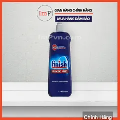 Combo Viên rửa bát Finish Hộp All in one (120 viên hoặc 90 viên), Muối 1.5kg, Nước làm bóng 800ml  - ImP