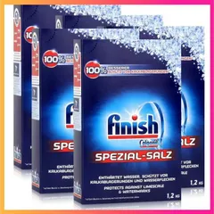 Muối rửa bát Finish 2.4 kg - Muối làm mềm nước chuyên dụng cho máy rửa chén bát  - ImP