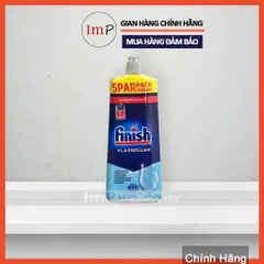 Combo Gel rửa bát Finish Classic 1500ml, Muối 1.2kg, Nước làm bóng 1150ml (hoặc 750ml)  - ImP