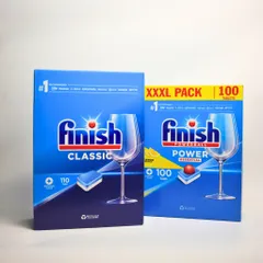 Viên rửa bát Finish Classic mẫu mới nhất, Dễ chia cắt cho máy nhỏ hoặc ít bát đĩa - Hàng chính hãng