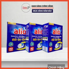 Set Viên rửa chén bát ALIO  All in one 120v - Hàng nội địa Đức - Ít mùi - ImP