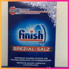 Muối rửa bát Finish 2.4 kg - Muối làm mềm nước chuyên dụng cho máy rửa chén bát  - ImP