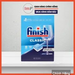 Viên rửa bát Finish Classic mẫu mới nhất, Dễ chia cắt cho máy nhỏ hoặc ít bát đĩa - Hàng chính hãng