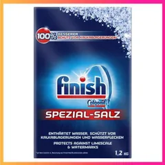Muối rửa bát Finish 2.4 kg - Muối làm mềm nước chuyên dụng cho máy rửa chén bát  - ImP