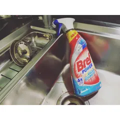 Vệ sinh tẩy cặn Canxi trên Inox, vách kính, sen vòi BREF Power Kalk & Schmutz chai 750ml (nhập khẩu Đức)  - ImP