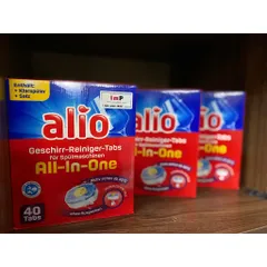 Set Viên rửa chén bát ALIO  All in one 120v - Hàng nội địa Đức - Ít mùi - ImP