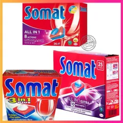 Combo Viên rửa bát Somat All in one Extra 50 viên  - ImP