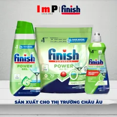 [FREESHIP] Viên rửa bát Finish Eco 0% Ultimate - All in 1 (Viên rửa bát hữu cơ) hoặc Gel rửa bát hữu cơ Finish All in 1