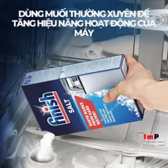 [Freeship] Muối rửa bát làm mềm nước Finish 1.2 kg - 1.5kg dành cho máy rửa chén bát  - ImP
