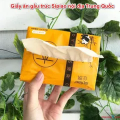 Giấy Sipao mã 6021 chất lượng cao chiết xuất từ bột trúc- không chất tẩy trắng - Gói 300 tờ  - ImP