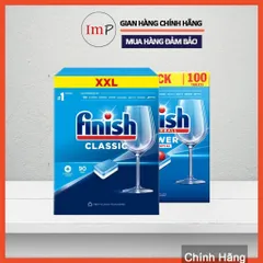 Viên rửa chén bát FINISH Classic Essential dành cho máy rửa chén bát - Hàng chính hãng  - ImP