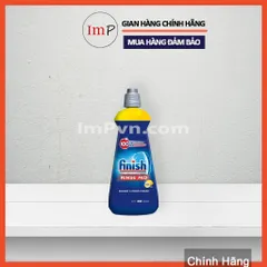 Combo viên rửa bát Finish Hộp Classic 110 viên, Muối 1.5kg, Nước làm bóng 400ml  - ImP