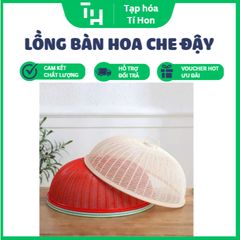 Lồng bàn hoa che đậy đồ ăn sạch sẽ tiện lợi (Màu ngẫu nhiên) (TH260)