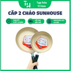 Cặp 2 chảo Sunhouse Chống Dính (TH265)