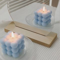 Nến Thơm 3 tầng Để Bàn Trang Trí Phòng Ngủ Hình Khối Lập Phương (Màu ngẫu nhiên) (TH268)