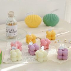 Nến Thơm 3 tầng Để Bàn Trang Trí Phòng Ngủ Hình Khối Lập Phương (Màu ngẫu nhiên) (TH268)